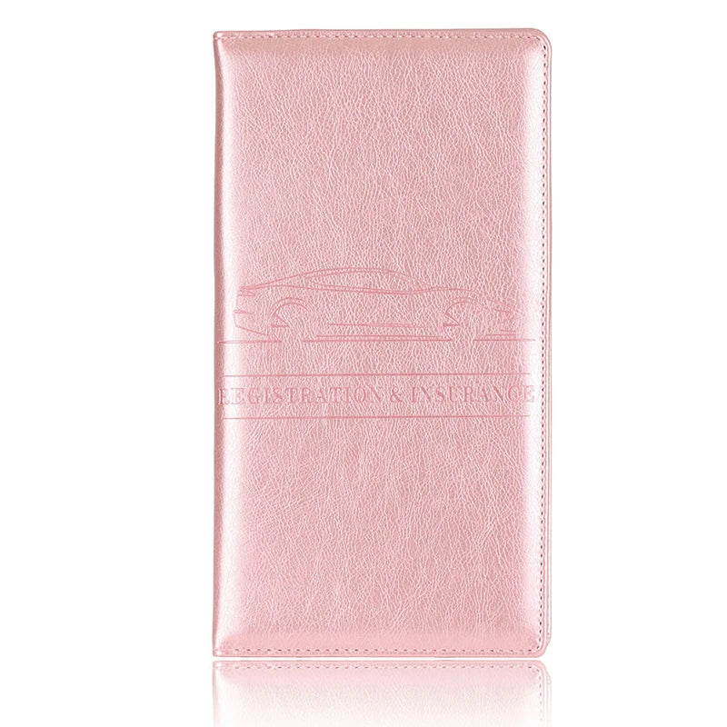 Porte-documents voiture imperméable en cuir PU pour carte grise et assurance — photo 2