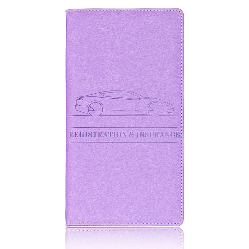 Porte-documents voiture imperméable en cuir PU pour carte grise et assurance — photo 7