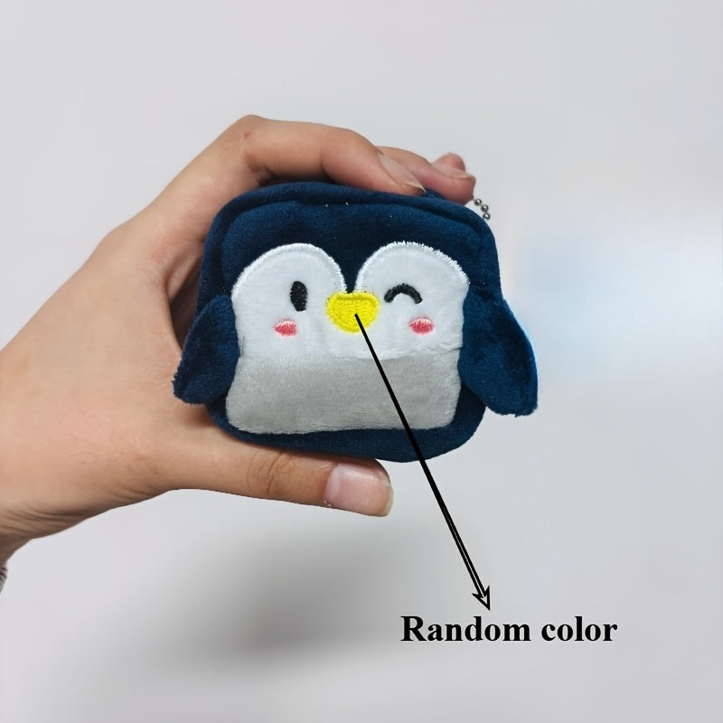 Porte-monnaie Bloc Pingouin - Bleu Foncé