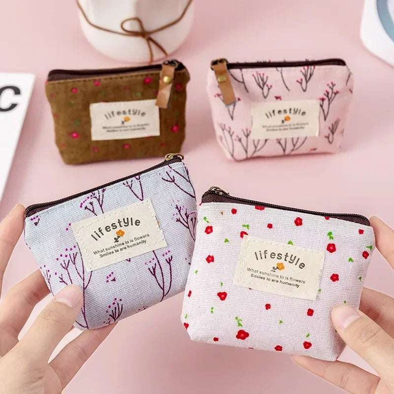 Porte-monnaie mini en similicuir imprimé avec fermeture zippée pour femme et enfant — photo 1