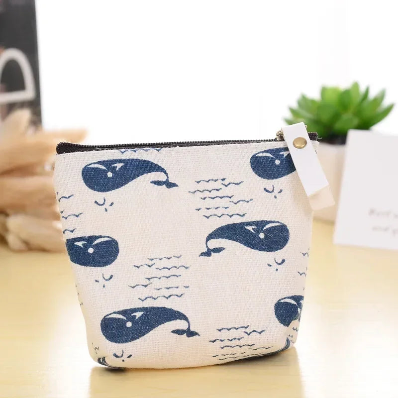Porte-monnaie mini en similicuir imprimé avec fermeture zippée pour femme et enfant — photo 16