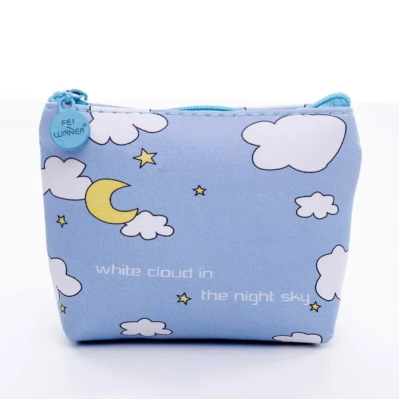 Porte-monnaie mini en similicuir imprimé avec fermeture zippée pour femme et enfant — photo 20