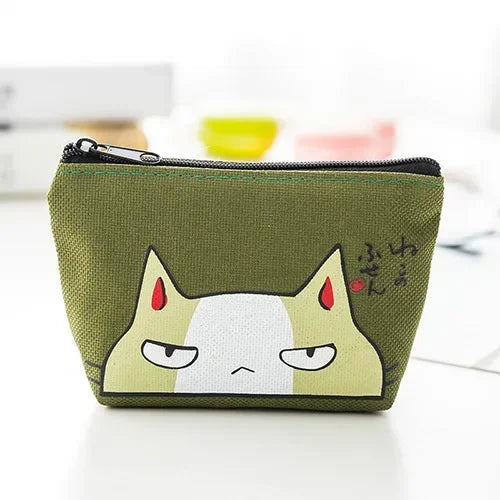Porte-monnaie mini en similicuir imprimé avec fermeture zippée pour femme et enfant — photo 25