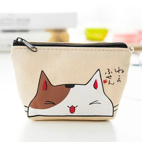 Porte-monnaie mini en similicuir imprimé avec fermeture zippée pour femme et enfant — photo 26