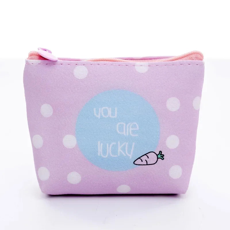 Porte-monnaie mini en similicuir imprimé avec fermeture zippée pour femme et enfant — photo 29