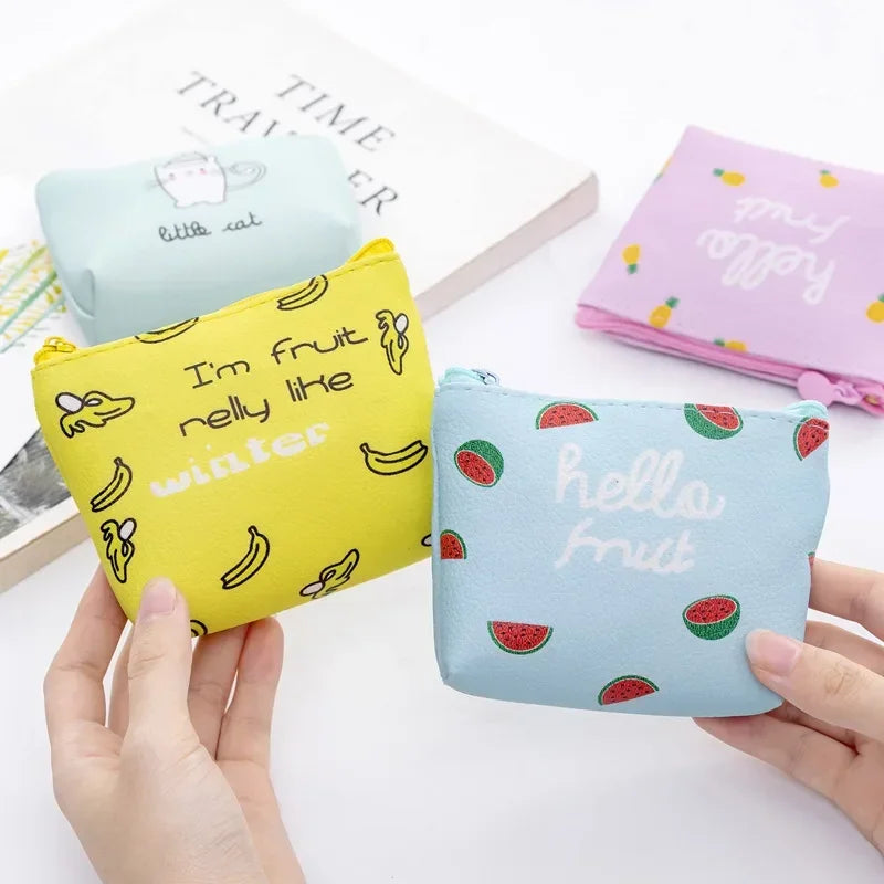Porte-monnaie mini en similicuir imprimé avec fermeture zippée pour femme et enfant — photo 5