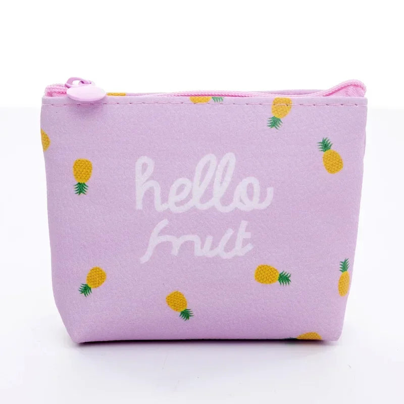 Porte-monnaie mini en similicuir imprimé avec fermeture zippée pour femme et enfant — photo 7