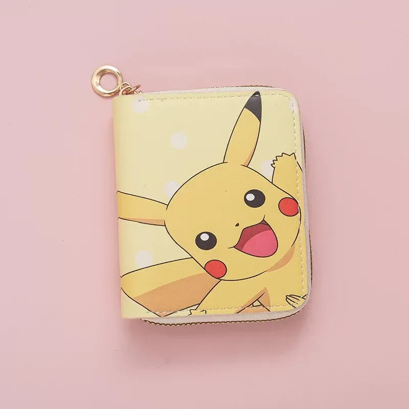 Porte-monnaie Pikachu Pokémon zippé pour enfants et étudiants — photo 1