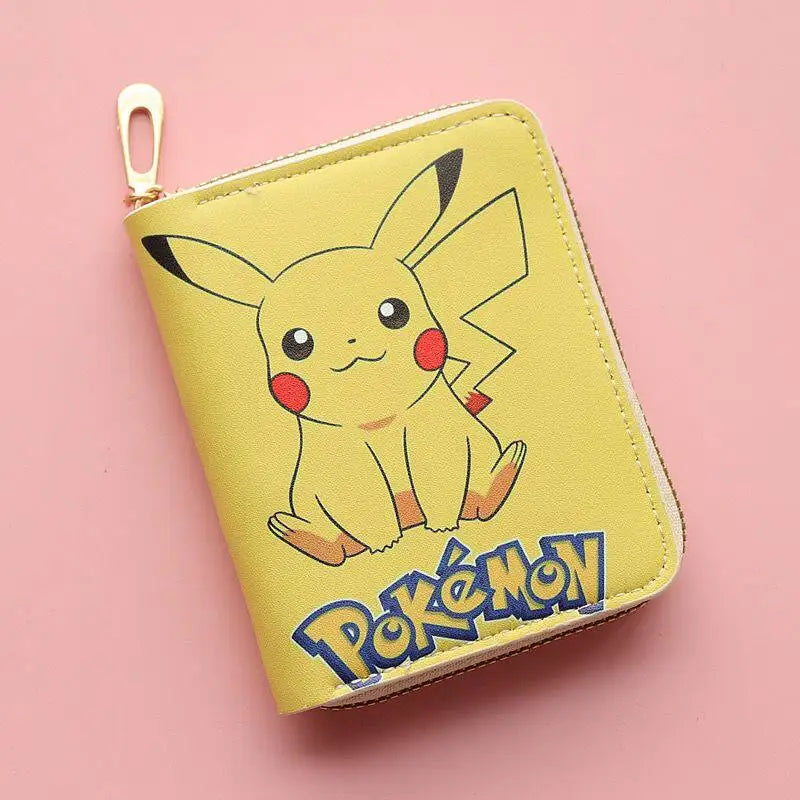 Porte-monnaie Pikachu Pokémon zippé pour enfants et étudiants — photo 10