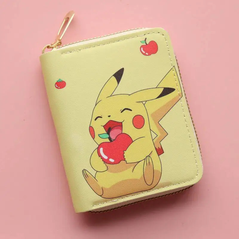 Porte-monnaie Pikachu Pokémon zippé pour enfants et étudiants — photo 2