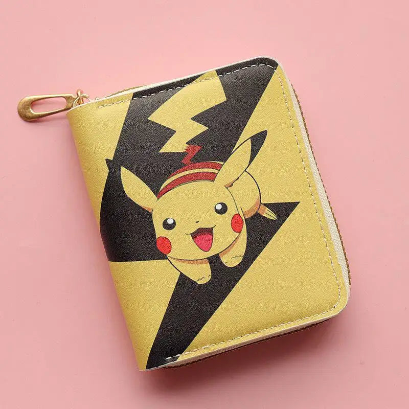 Porte-monnaie Pikachu Pokémon zippé pour enfants et étudiants — photo 3