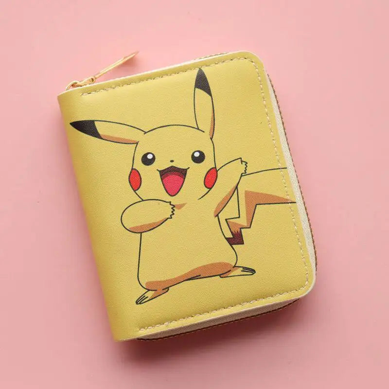 Porte-monnaie Pikachu Pokémon zippé pour enfants et étudiants — photo 4