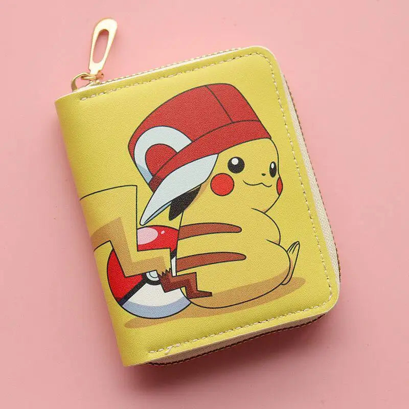 Porte-monnaie Pikachu Pokémon zippé pour enfants et étudiants — photo 5