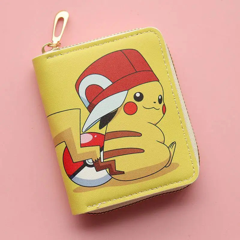 Porte-monnaie Pikachu Pokémon zippé pour enfants et étudiants — photo 7 Image
