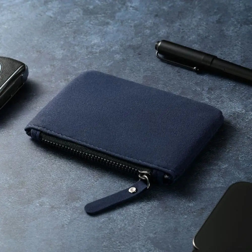 Porte-monnaie zippé en cuir PU pour homme et femme - petit format compact — photo 7