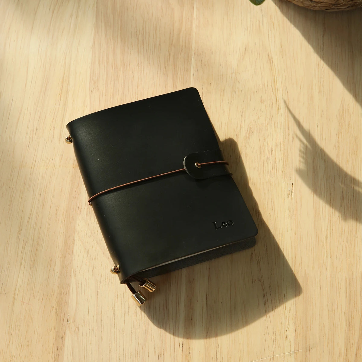 Protège-passeport personnalisé en cuir PU avec carnet A7 et porte-cartes — photo 8