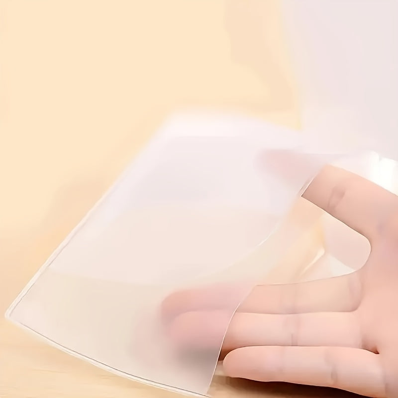 Porte-passeport transparent en PVC imperméable et antirayures
