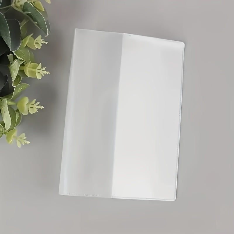 Porte-passeport transparent en PVC imperméable et antirayures