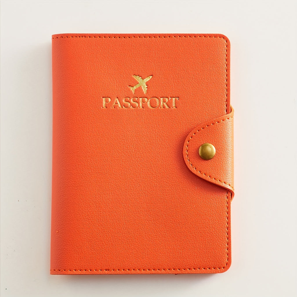 Porte-Passeport Orange