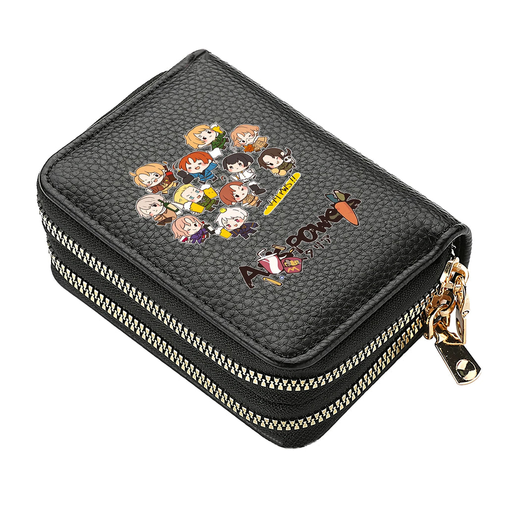 Portefeuille Anime  Axis Powers en cuir PU avec double compartiment zippé — photo 17