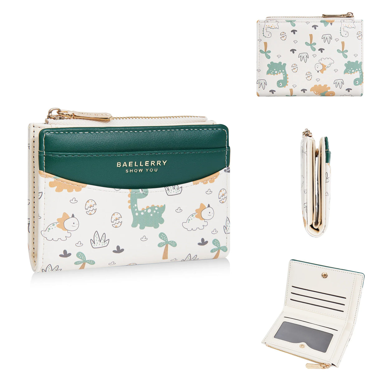 Portefeuille pour fille en cuir PU avec motifs cartoon et porte-monnaie — photo 11