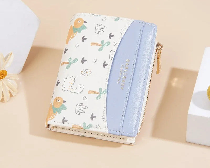 Portefeuille pour fille en cuir PU avec motifs cartoon et porte-monnaie — photo 4