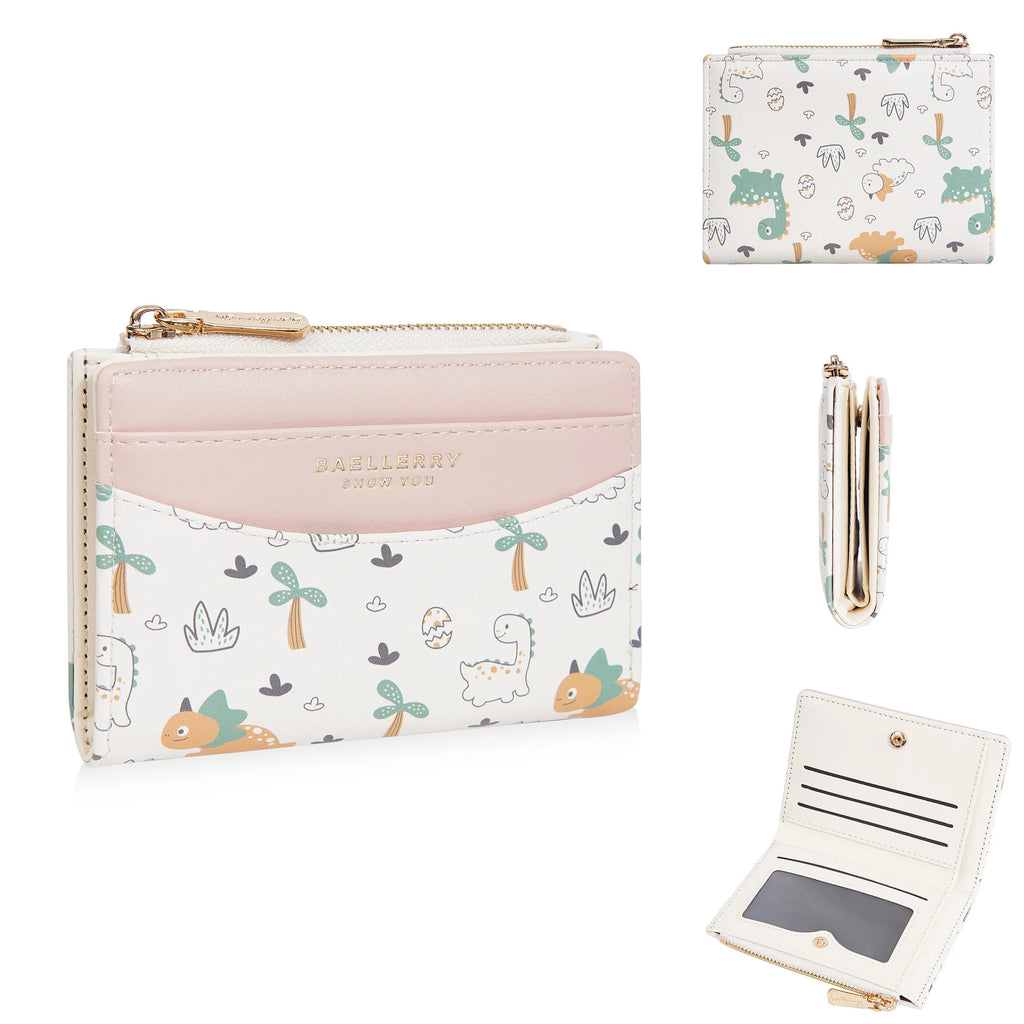 Portefeuille pour fille en cuir PU avec motifs cartoon et porte-monnaie — photo 8