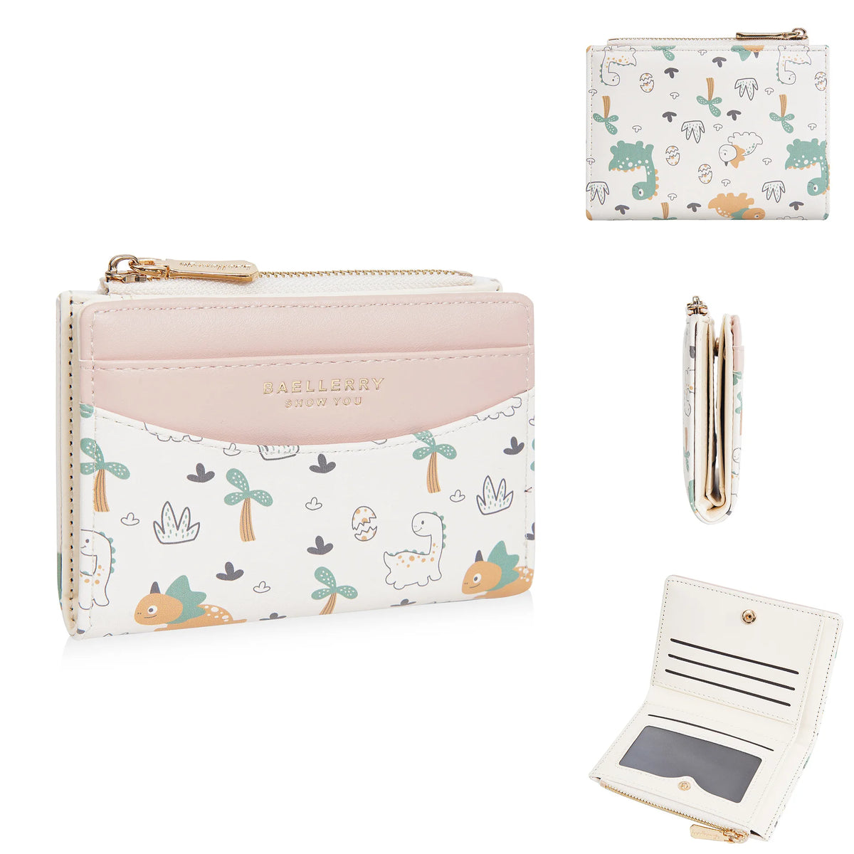 Portefeuille pour fille en cuir PU avec motifs cartoon et porte-monnaie — photo 8
