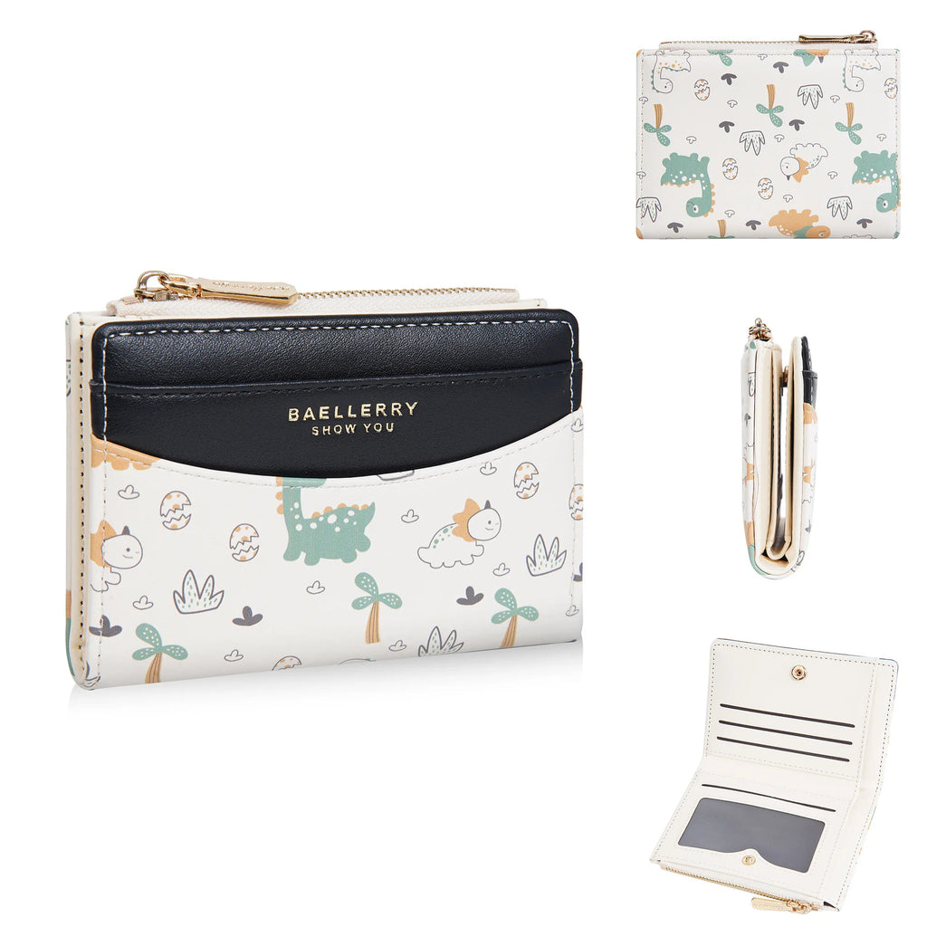 Portefeuille pour fille en cuir PU avec motifs cartoon et porte-monnaie — photo 9