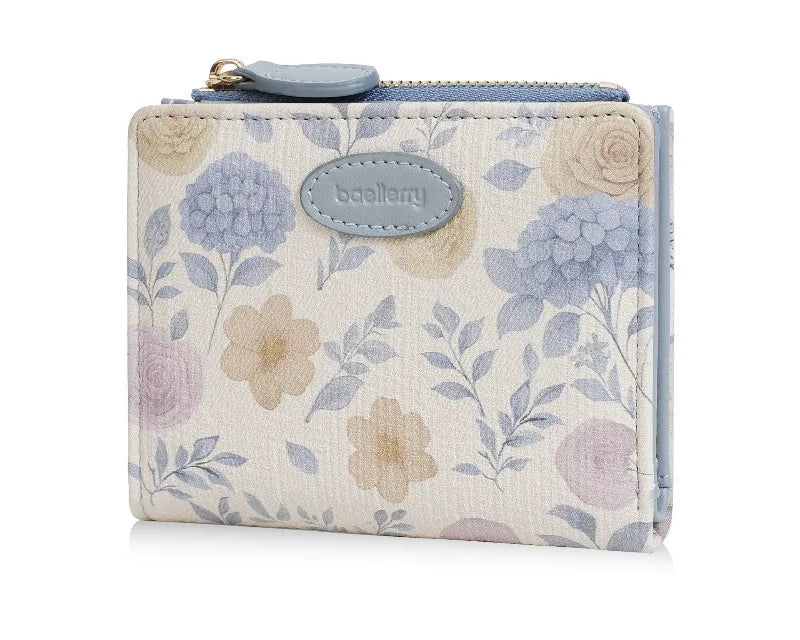 Portefeuille enfant à motif fille cartoon en cuir PU et porte-photo — photo 1