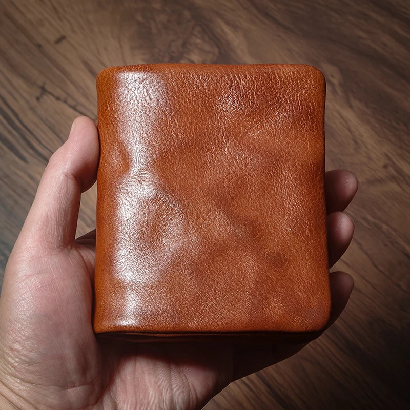 Portefeuille bifold en cuir véritable luxe - format compact et léger — photo 4