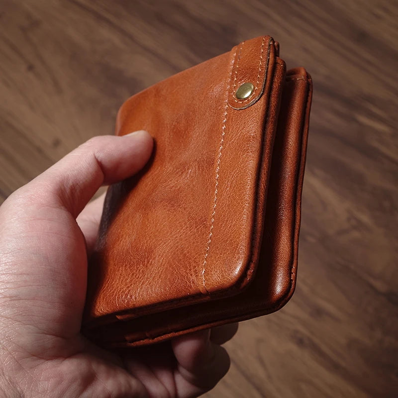 Portefeuille bifold en cuir véritable luxe - format compact et léger — photo 5