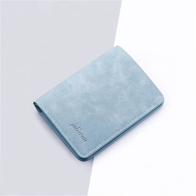 Portefeuille compact en cuir PU unisexe avec porte-cartes et compartiments multiples — photo 15