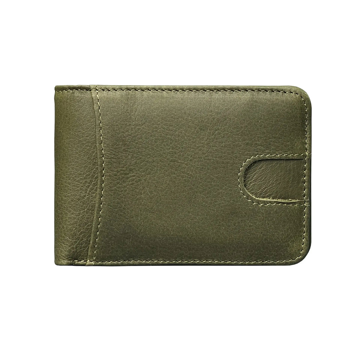 Portefeuille en cuir véritable pour homme – Portefeuille bifold simple avec protection RFID, plusieurs couleurs disponibles — photo 7