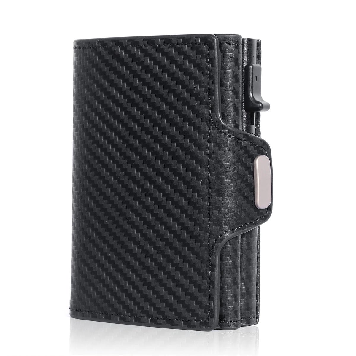 Portefeuille cuir véritable RFID pop-up compact avec porte-cartes sécurisé — photo 7