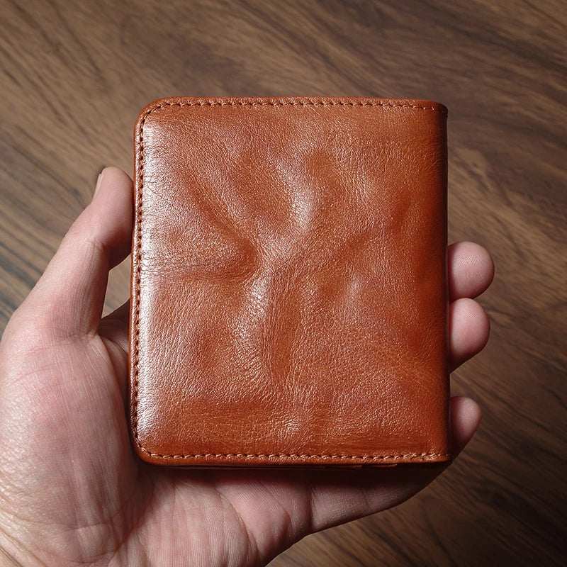 Portefeuille en Cuir Véritable | Design Bifold Minimaliste avec Slots pour Cartes | Léger et Ultra Slim — photo 1