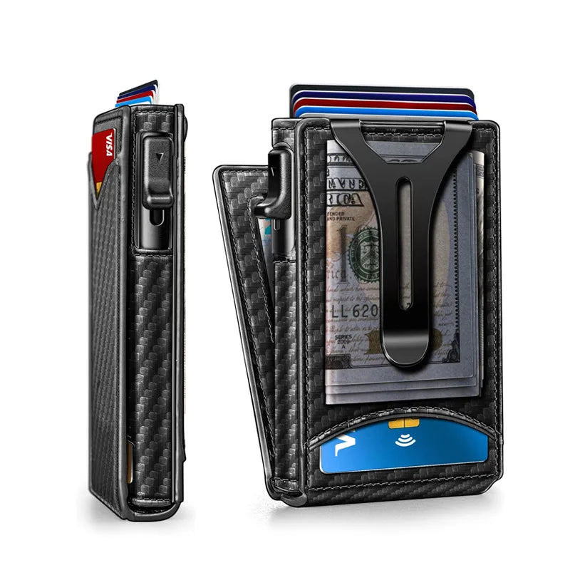 Portefeuille métallique Double Flip pour homme - Sécurité RFID et multifonction — photo 5