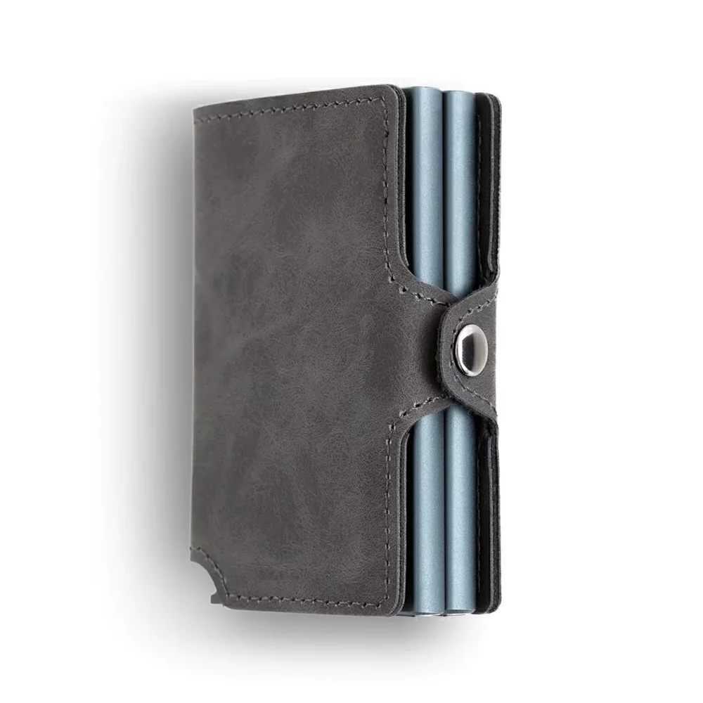 Portefeuille intelligent avec double boîtier pop-up automatique RFID — photo 9