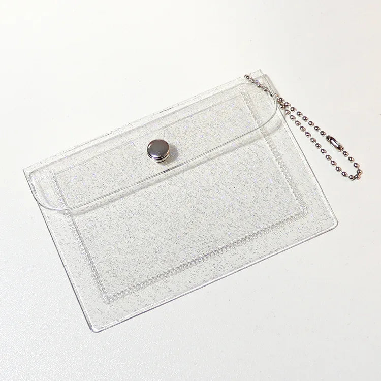 Portefeuille femme compact cuir PU avec zip et bouton pression porte-cartes multifonction — photo 12