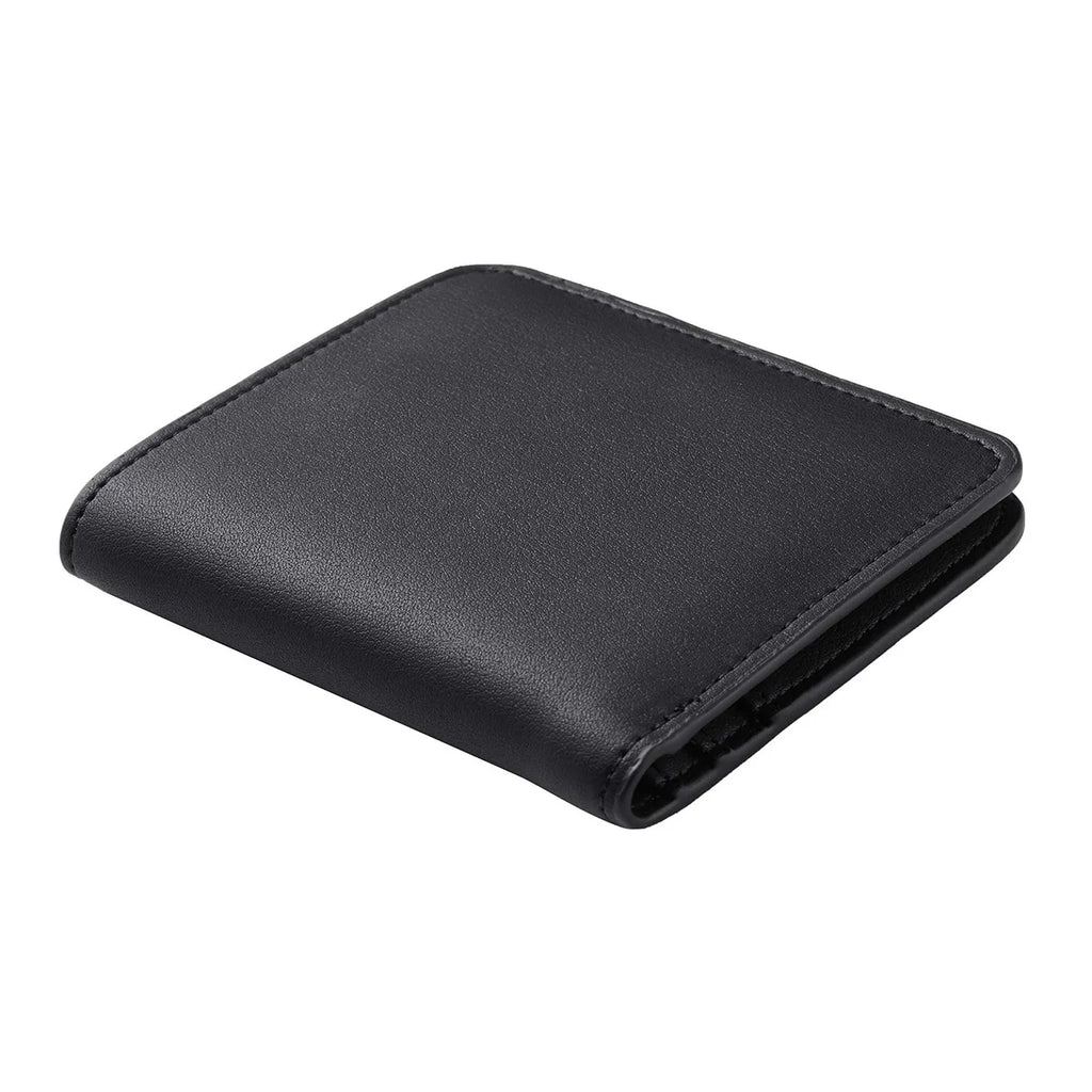 Portefeuille femme compact en cuir PU RFID avec bouton pression et porte-cartes sécurisé — photo 4