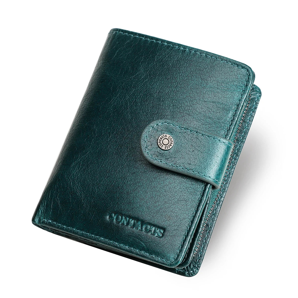 Portefeuille femme en cuir véritable avec protection RFID et porte-monnaie — photo 18