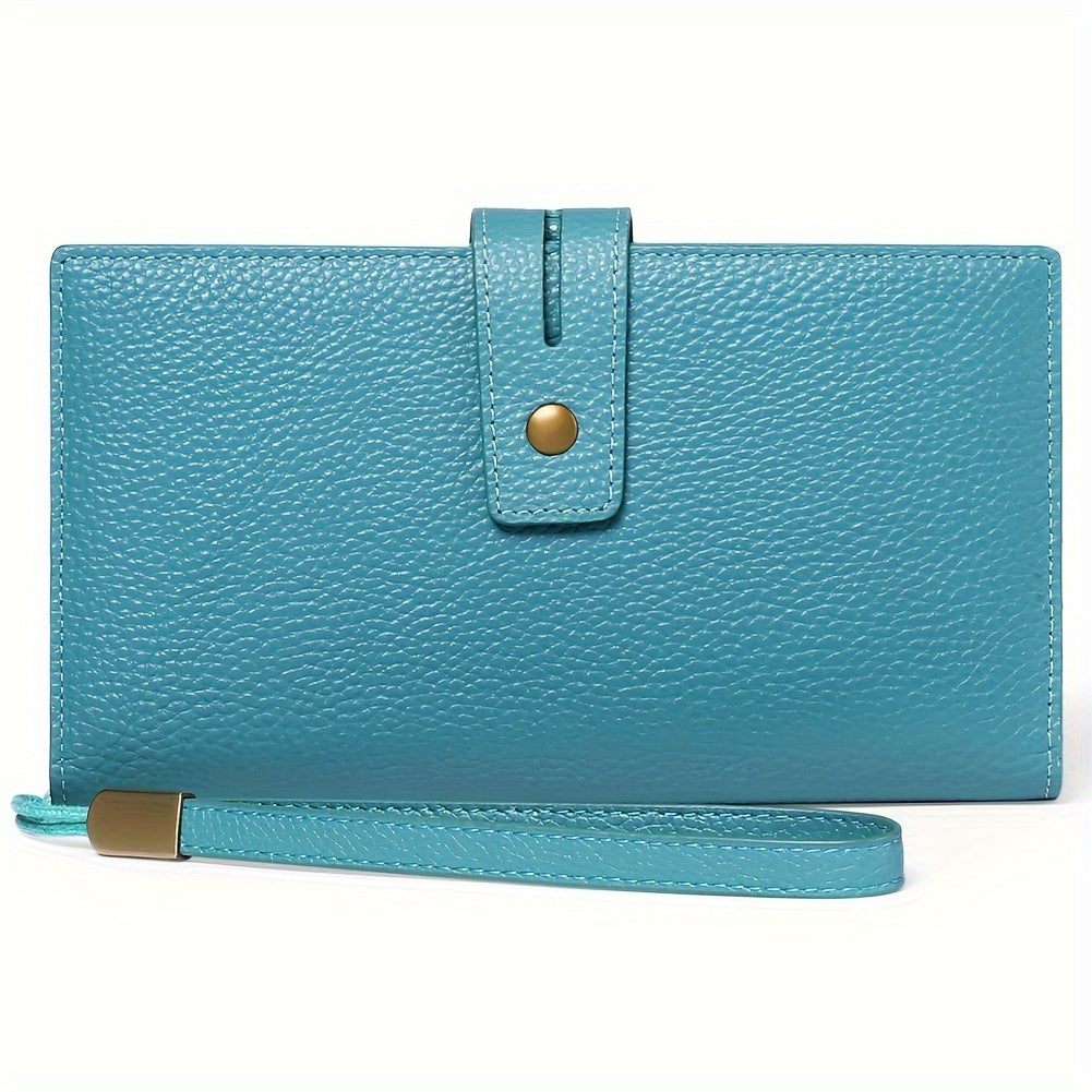 Portefeuille femme long compagnon, chéquier amovible et RFID