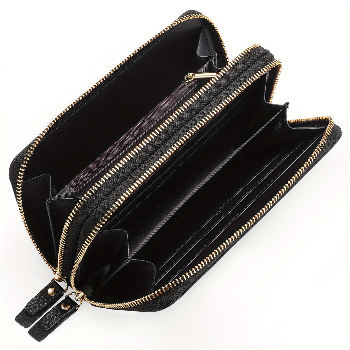 Portefeuille femme long cuir véritable 16 cartes anti-RFID