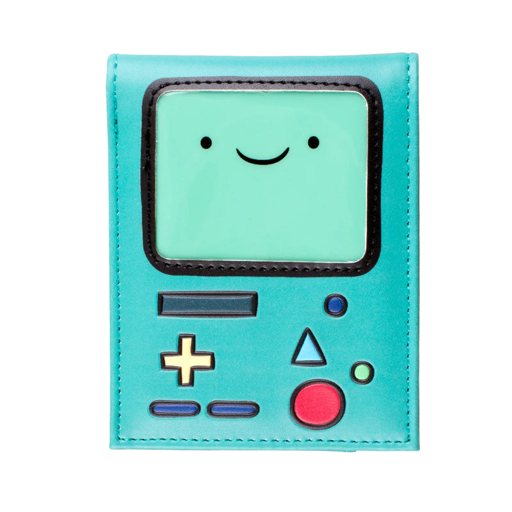 Portefeuille gaming pliable en cuir PU vert avec porte-cartes et porte-photo — photo 2
