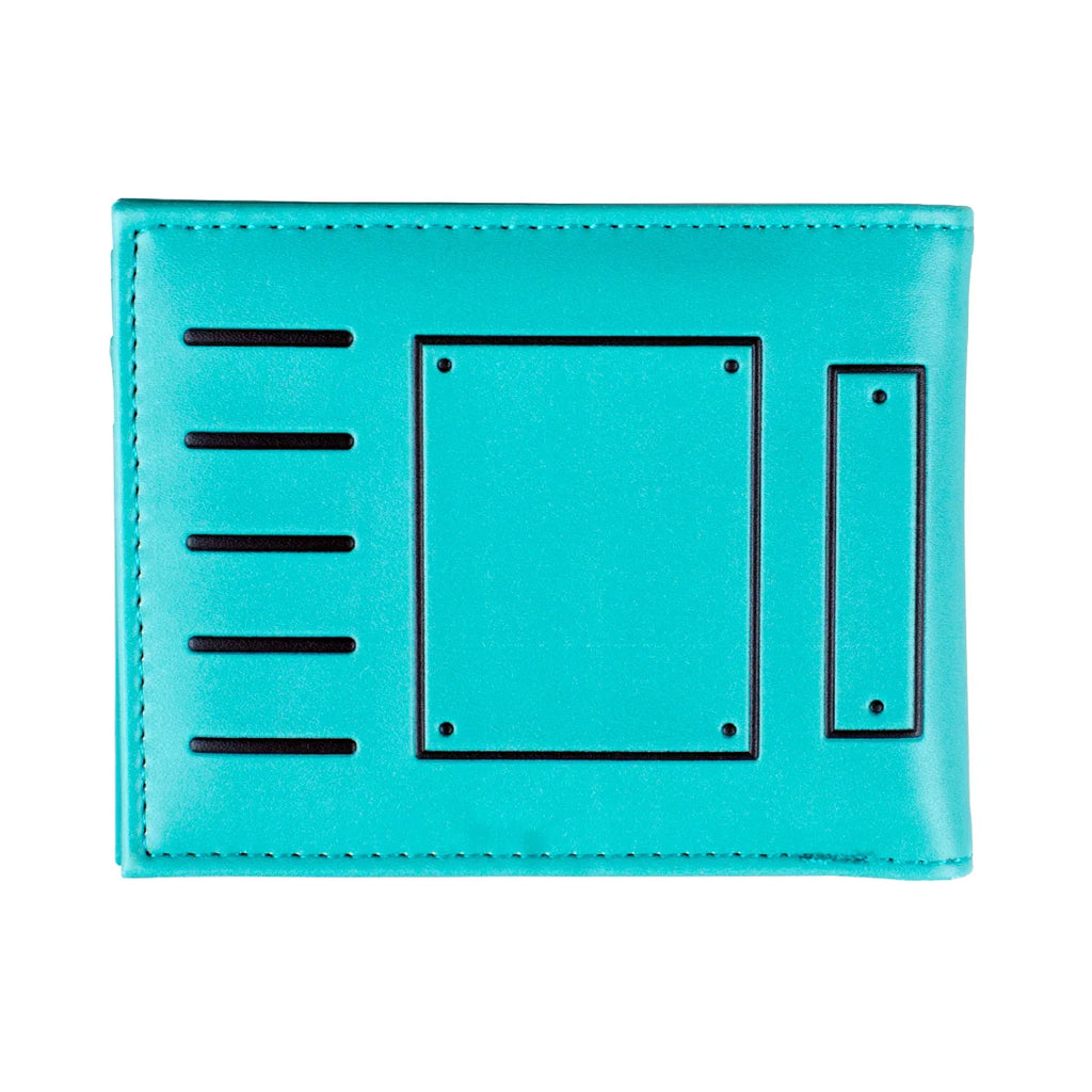 Portefeuille gaming pliable en cuir PU vert avec porte-cartes et porte-photo — photo 4