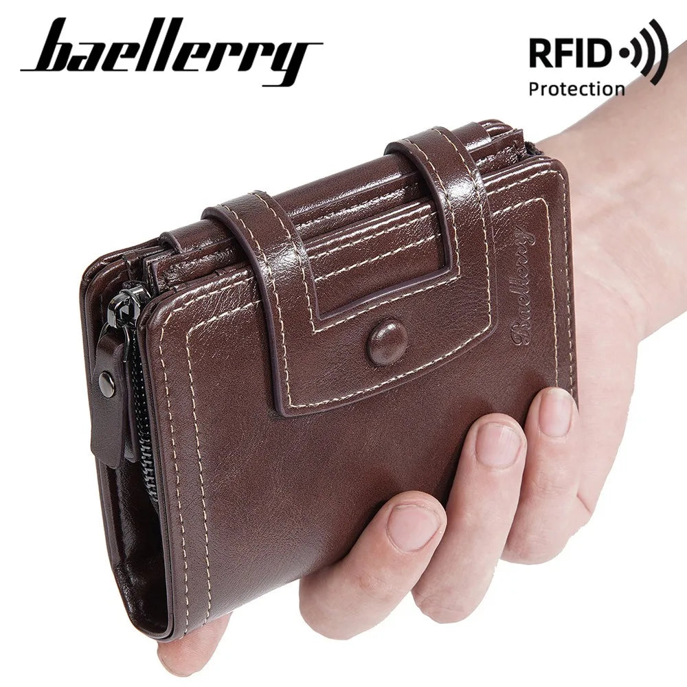 Portefeuille pour Homme - Style Moto & Biker avec Sécurité Anti-Vol — photo 1