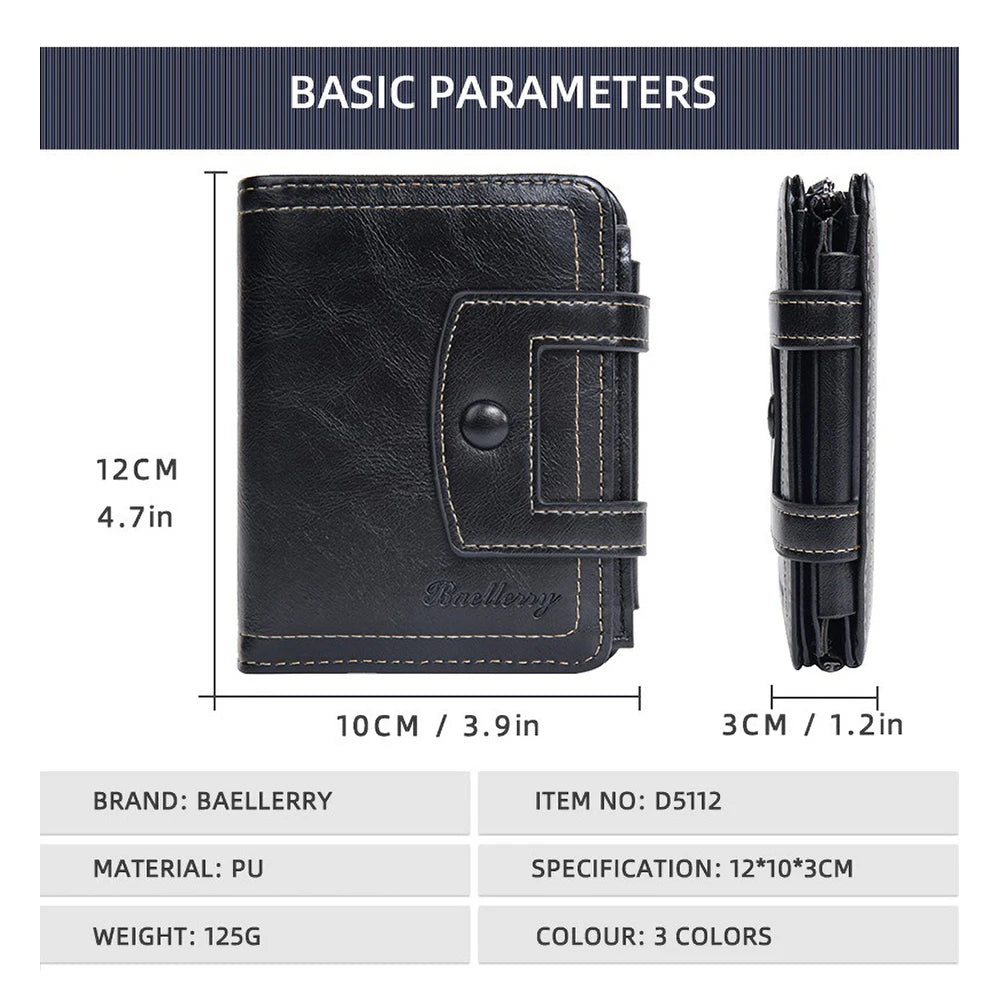 Portefeuille pour Homme - Style Moto & Biker avec Sécurité Anti-Vol — photo 6