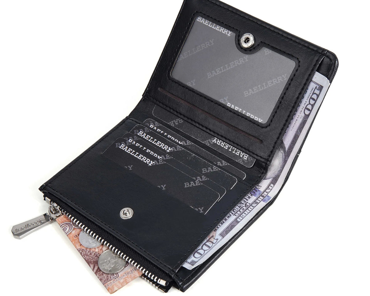 Portefeuille homme  avec protection RFID et fermeture zippée — photo 3