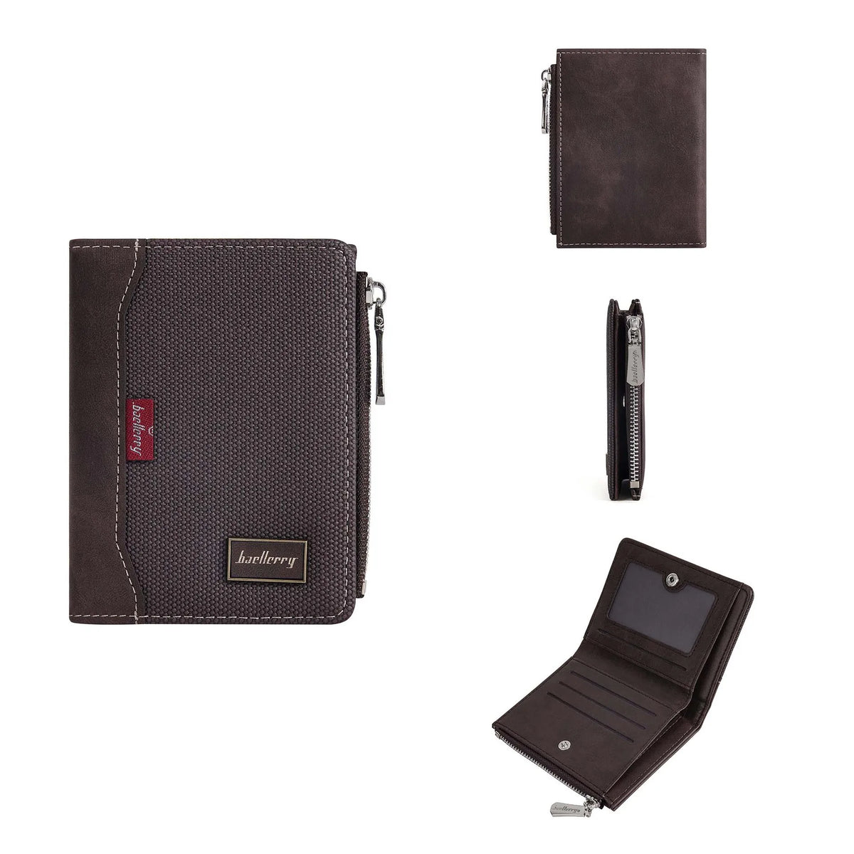 Portefeuille homme  avec protection RFID et fermeture zippée — photo 7