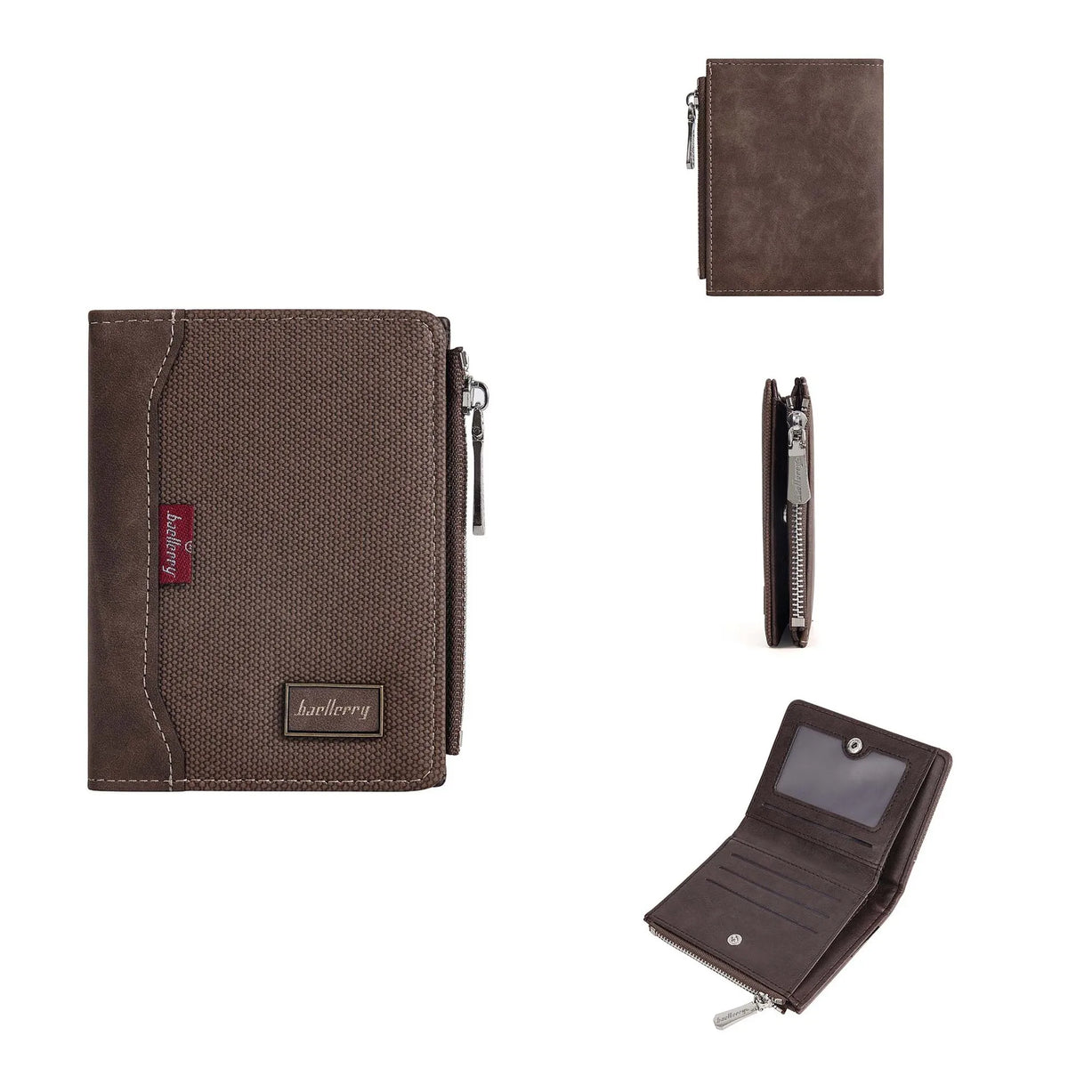 Portefeuille homme  avec protection RFID et fermeture zippée — photo 8